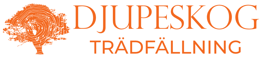 Djupeskog Trädfällning Logotyp